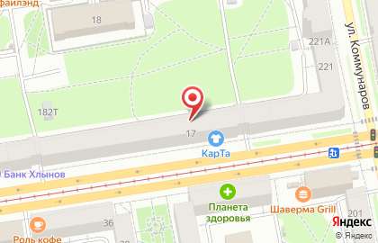 ПромТрансБанк на улице Ленина на карте