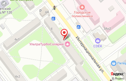 Магазин хлебобулочных изделий Хлебозавод №3 на Интернациональной улице на карте