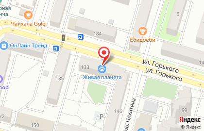 Магазин автозапчастей Кореана на улице Горького на карте
