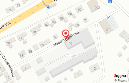 Компания Авиацветмет в Марксовском переулке на карте