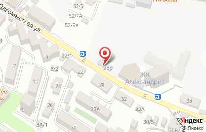 Автомойка в Сочи на карте