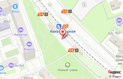 Продуктовый магазин в Москве на карте