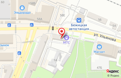 Банкомат СберБанк на улице Ульянова, 49 на карте