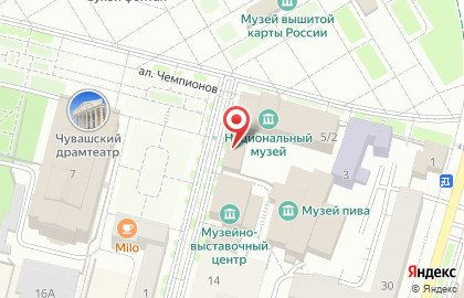 Информационный туристский и культурный центр Чувашской Республики на карте