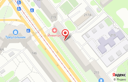 Фирменный салон-магазин Триколор на Ново-Вокзальной улице на карте