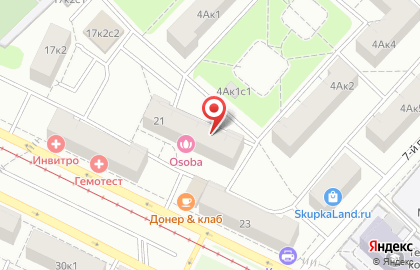 Кокетка на Ивантеевской улице на карте