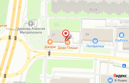 Пиццерия Додо Пицца в Москве на карте
