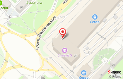 Магазин PremieR на проспекте Дзержинского на карте
