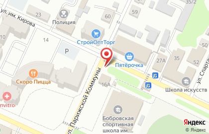 Маркет Флора - Доставка цветов в Боброве на карте