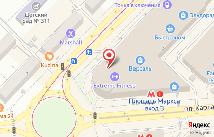 Магазин одежды Gloria Jeans на площади Карла Маркса на карте