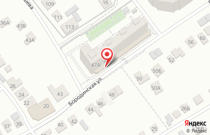 Дружок на Бородинской улице на карте