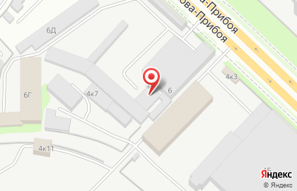 Супермаркет АвтоВолга на улице Новикова-Прибоя на карте