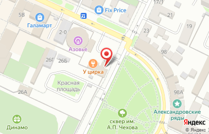 Магазин фруктов и овощей в Ростове-на-Дону на карте