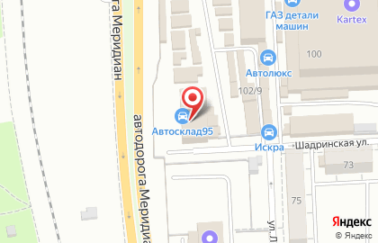 Магазин автоаксессуаров в Калининском районе на карте