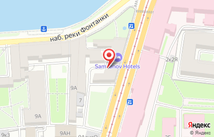 Калинкин мост на карте