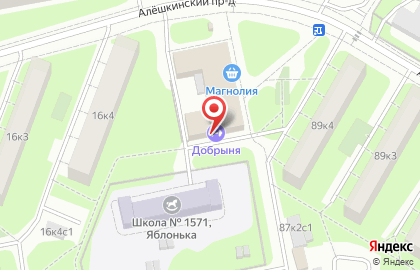 Магазин овощей и фруктов в Москве на карте