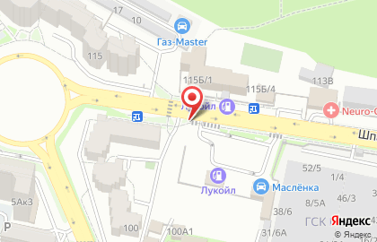 Рекламный щит 3х6м. на Шпаковской улице на карте