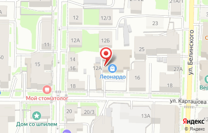 Сибирский багет на карте