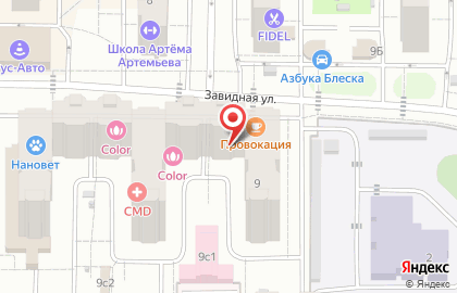 Мир штор в Москве на карте