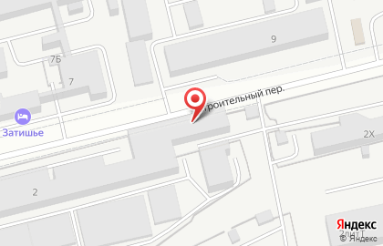 Хостел ДЕЯ в Строительном переулке на карте