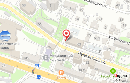 Прокуратура Ленинского района в Ленинском районе на карте