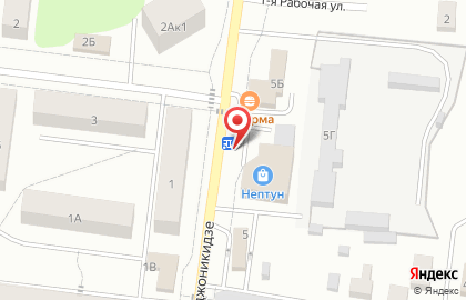 Муниципальный центр печати на улице Орджоникидзе на карте