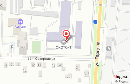 Омский колледж отраслевых технологий строительства и транспорта на карте