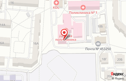 Детская городская больница Детская поликлиника на карте