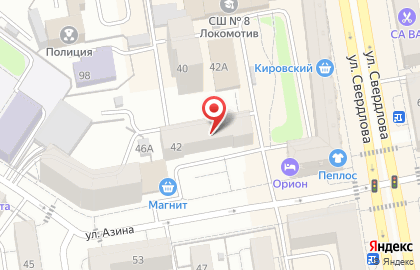 Торговая компания ДС систем в Железнодорожном районе на карте