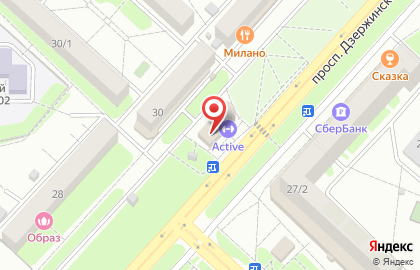 Панда на проспекте Дзержинского на карте