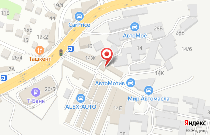 Магазин автоэмалей на улице Голенева на карте