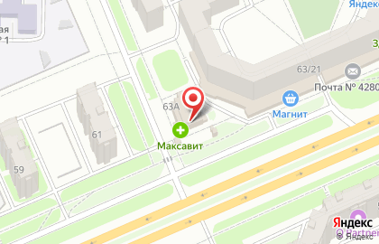 Аптека Максавит в Чебоксарах на карте