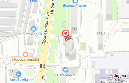 Кафе Дикая Орхидея на Пролетарской улице на карте