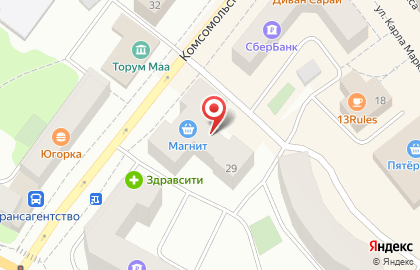 Центр хорошего слуха Радуга звуков в Ханты-Мансийске на карте