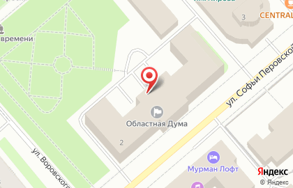 Почта России в Мурманске на карте