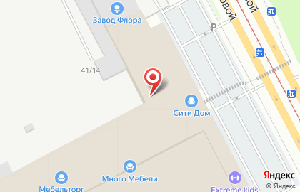 Салон кроватей и матрасов Райтон на улице Терешковой на карте