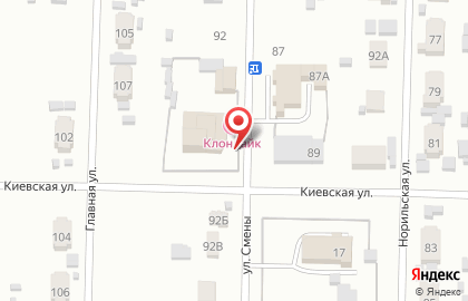 Сауна Клондайк на карте