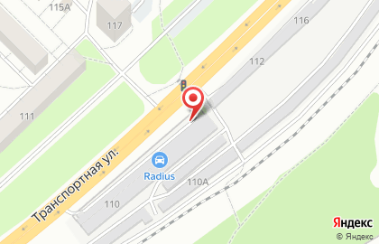 Автомастерская Radius на карте