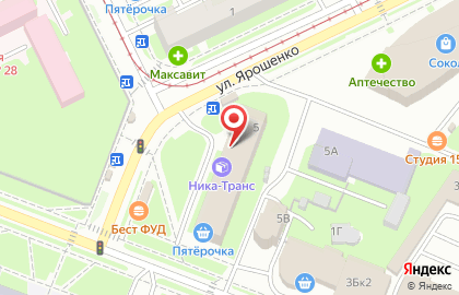 Пункт выдачи Faberlic в Московском районе на карте