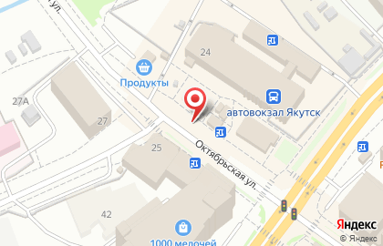Магазин местной продукции СахаАгроПродукт на Октябрьской улице на карте