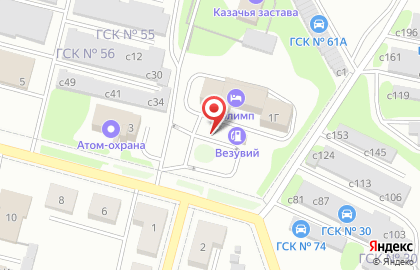 АЗС Ладья на Северной улице на карте