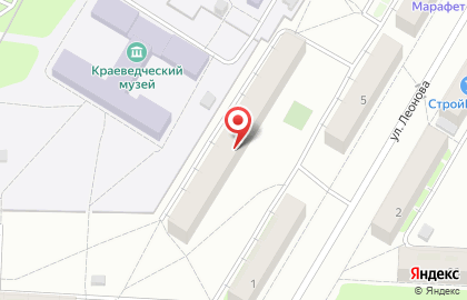 Клубы по месту жительства на улице Леонова на карте