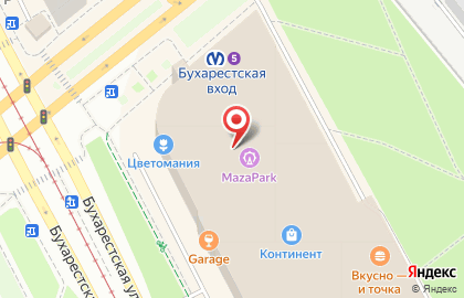 Салон связи МегаФон на Бухарестской улице на карте