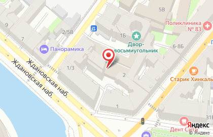 Санкт-Петербургское городское отделение Всероссийское добровольное пожарное общество в Санкт-Петербурге на карте
