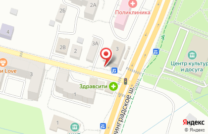 Магазин цветов на Калининградском шоссе, 3Б на карте