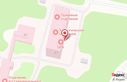 Кандалакшская центральная районная больница на улице Чкалова на карте