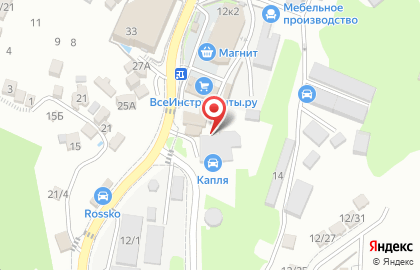 Автосервис Моторсервис в Хостинском районе на карте