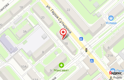 Магазин хлебобулочных изделий в Сормовском районе на карте