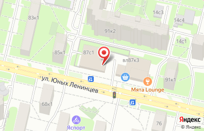 КОРАЛ ТРЕВЕЛ на улице Юных Ленинцев на карте