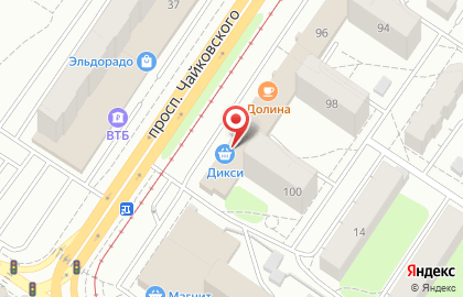 Магазин Мир сантехники на проспекте Чайковского на карте